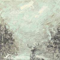 Thirst-As-A-Deer-Series-IN291-Small-Deer-Scenic-Painting